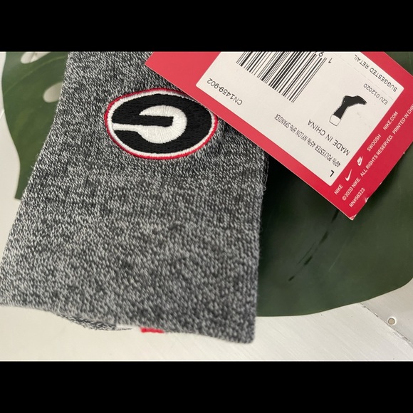 Nike Georgia Bulldogs Crew Socks 2-Pack NEW - Picture 2 of 4